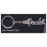 Fender logo metal key ring Part.2 [4.1950's SPAGHETTI LOGO]
