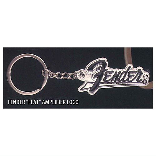 Fender logo metal key ring Part.2 [5.FENDER FLAT AMPLIFIER LOGO]