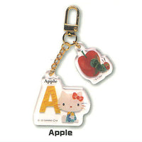 The Very Hungry Caterpillar x Hello Kitty Twin Acrylic Keychain [2.Apple]