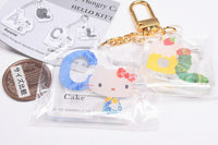 The Very Hungry Caterpillar x Hello Kitty Twin Acrylic Keychain [3.Cake]