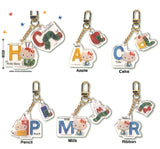The Very Hungry Caterpillar x Hello Kitty Twin Acrylic Keychain [All 6 type set(Full Complete)]