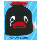 Pingu Fuwafuwa Face Kinchaku & Pouch Collection [1.Face Kinchaku (naki)]