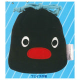 Pingu Fuwafuwa Face Kinchaku & Pouch Collection [3.Face Kinchaku]