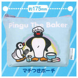 Pingu Fuwafuwa Face Kinchaku & Pouch Collection [6.Gusseted Pouch]