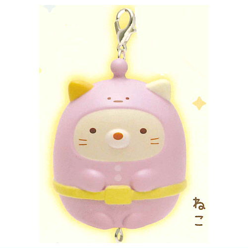 Sumikkogurashi Fushiginaotomodachi Atsumete Tsunagete Figure Charm [3.Neko]