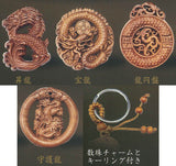 Natural Wood Dragon Statue [All 4 type set(Full Complete)]