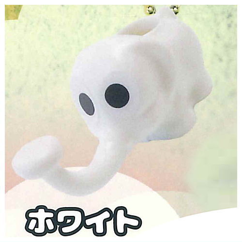 Elephant Joro Part.2 Miniature Figure Strap [6.White]