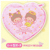 Monchhichi Pouch Assortment Collection [4.Heart-Shaped Pouch]