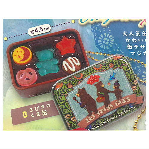Super real! Canned Cookie & Gummy Mascot [2.Three Bears Can]