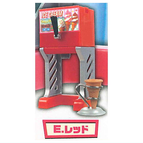 Real make!? eat!? Soft Cream Maker Mascot diner color [5.Red]