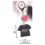 JILL by JILL STUART Logo T-Shirt Metal Keychain [2.Black]