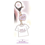 JILL by JILL STUART Logo T-Shirt Metal Keychain [5.Lavender]