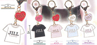 JILL by JILL STUART Logo T-Shirt Metal Keychain [All 5 type set(Full Complete)]