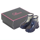 Licca closet series clear shoes collection [4.Clear Boots (Black)]