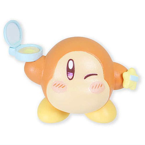 Kirby Happy Morning Figure Mascot [3.Make-up gokko (Waddle Dee)]