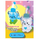 Drink! Animal Drink Bottle Mascot [4.Cat (blue)]