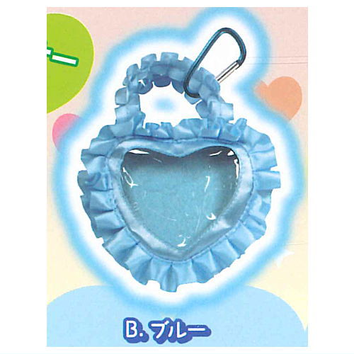 Use! Miniature Oshigoto Bag Mascot Heart Type [2.Blue]