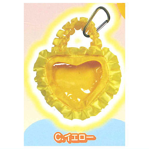 Use! Miniature Oshigoto Bag Mascot Heart Type [3.Yellow]