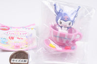 Shaky! Sanrio Characters Coffee Cup Stripe [1.Kuromi]