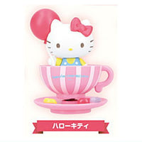 Shaky! Sanrio Characters Coffee Cup Stripe [3.Hello Kitty]