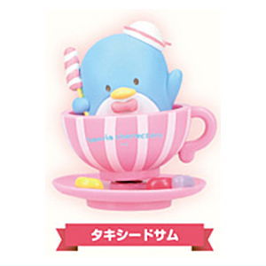 Shaky! Sanrio Characters Coffee Cup Stripe [5.Tuxedo Sam]