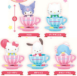 Shaky! Sanrio Characters Coffee Cup Stripe [All 5 type set(Full Complete)]