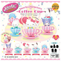 Shaky! Sanrio Characters Coffee Cup Stripe [All 5 type set(Full Complete)]