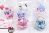 Shaky! Sanrio Characters Coffee Cup Stripe [All 5 type set(Full Complete)]