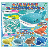 Artuniv Techni Color Kota Shark Plush Toy [All 6 type set (Full Complete)]