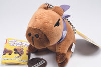 100 yen Goraku Goracapy Plush Toy [3.Osuwari Dark Brown]