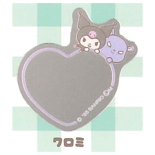 Sanrio Characters Acrylic Mirror Clip Collection [3.Kuromi]