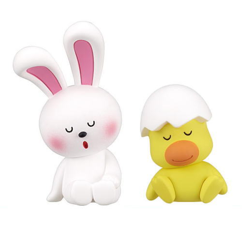 Shoulder Zun Fig. Tabekko Animal THE MOVIE Part.2 [3.Rabbit & Chick]