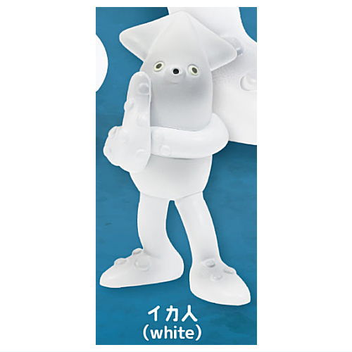 Ikajin Takojin Mascot Figure [2.Ikajin (white)]