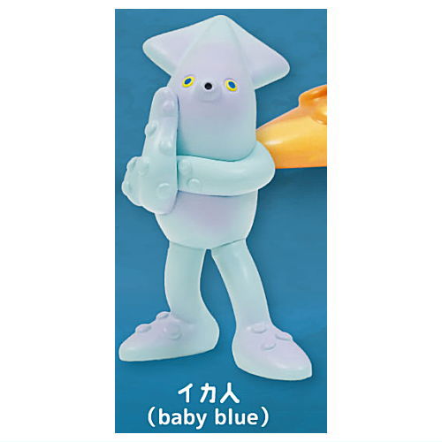 Ikajin Takojin Mascot Figure [4.Ikajin (baby blue)]