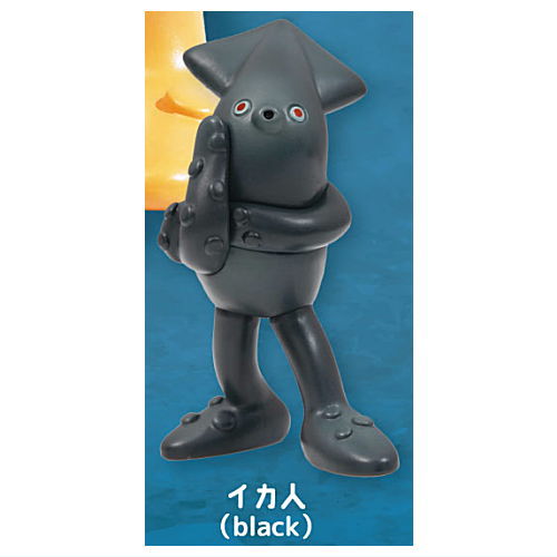 Ikajin Takojin Mascot Figure [6.Ikajin (black)]