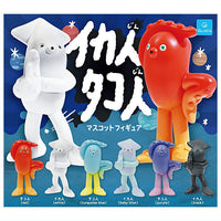 Ikajin Takojin Mascot Figure [All 6 type set(Full Complete)]