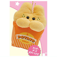 Potato usagi and Chicken kuma Mascot Ball Chain [2.Cheddar Cheese Potato usagi]