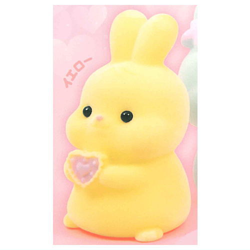 Fuwafuwa Flocky Sofubi Rabbit [1.Yellow]