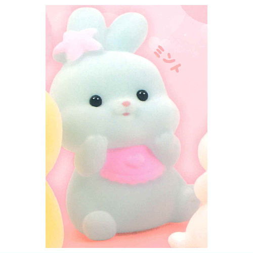 Fuwafuwa Flocky Sofubi Rabbit [2.Mint]