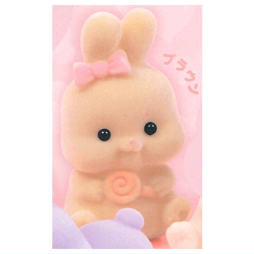 Fuwafuwa Flocky Sofubi Rabbit [4.Brown]