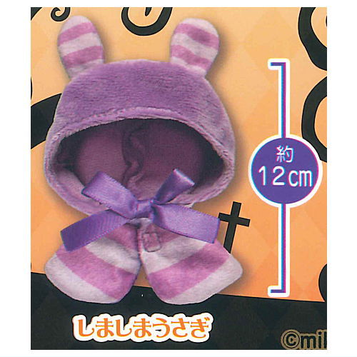 Okigae Poncho Alice in Rabbit Land Halloween [4.Striped Rabbit]