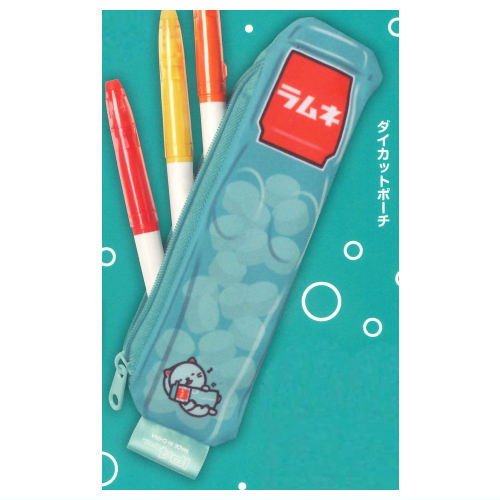 Morinaga Ramune (Ramuneko & Shuchu) Pouch Collection [2.Die-Cut Pouch]