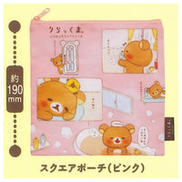 Rilakkuma anata no soba ni Rilakkuma Assorted Collection [1.Square Pouch (Pink)]