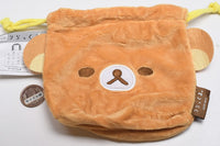 Rilakkuma anata no soba ni Rilakkuma Assorted Collection [3.Face Drawstring Bag (Eyes Closed)]