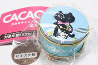 CACAOCAT can mini mascot [4.Black Cat Blue]