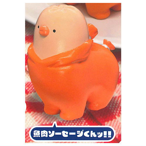 Ushihito's Gyoniku sausage-kun and friends figure mascot Part.2 [2.Gyoniku sausage-kun!!]