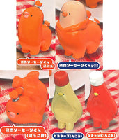 Ushihito's Gyoniku sausage-kun and friends figure mascot Part.2 [All 5 type set(Full Complete)]