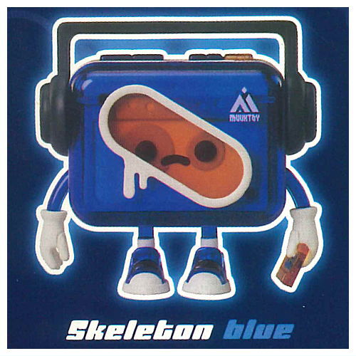 Cassette Playar Boy [1.Skeleton blue]