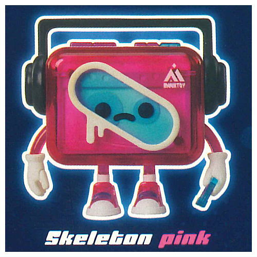 Cassette Playar Boy [4.Skeleton pink]