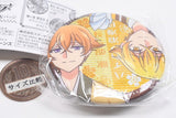 Binan Koukou Chikyuu Boueibu HAIKARA! Lame Glitter Can Badge [4.Ushio Oshamanbe & Modern Yellow]